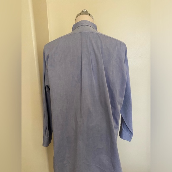 Polo Ralph Lauren Vintage Yarmouth Button Down In Blue Size 16.5-32/33 - Picture 3 of 5